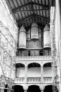 Wiederaufbau der Sankt Gertraud Kirche in Frankfurt an der Oder 1949