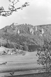 Ein kleines Dorf in der Schwarzwaldidylle, Deutschland 1930er Jahre.