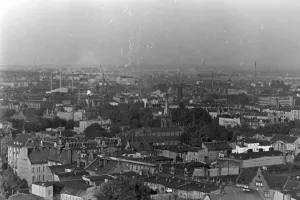 Ein Aufenthalt in Gleiwitz, Oberschlesien, Deutsches Reich 1930er Jahre.