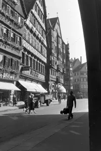 Half Timbered Building Style Drucke: Stuttgart