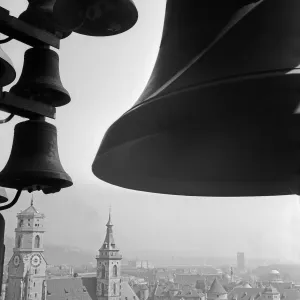 Church Tower In Germany Drucke: Stuttgart