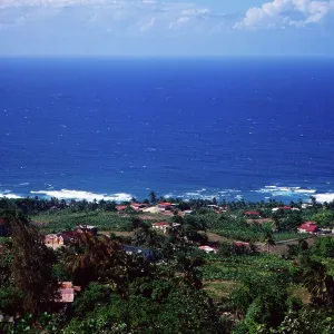 Barbados - Entlang der malerischen Ostküste von Barbados, um 1985