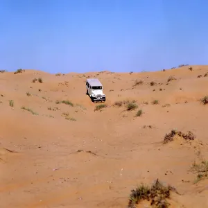 Jeepsafari in der marokkanischen Wüste um 1985