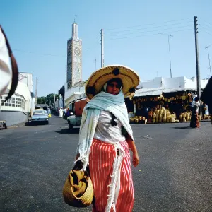 Morocco Market Scene Drucke: Marokko