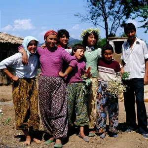 Gruppenfoto in der Türkei, Taurusgebirge um 1988