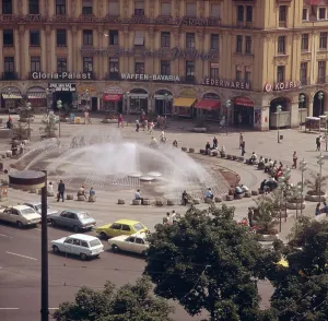 München im Sommer 1973: Stadtmitte mit Blick zum Karlsplatz (Stachus)