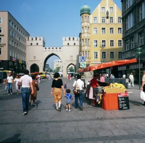 Munich Old Town Drucke: München