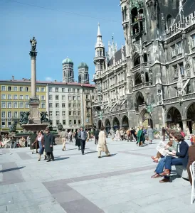 Marienplatz Germany Drucke: München