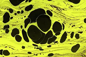 Abstract Marble Texture Drucke: Abstract creative marble pattern texture. Traditional art of Ebr