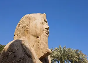 World Heritage Site Egypt Drucke: The Alabaster Sphinx, Memphis Egypt