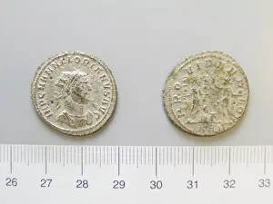 Roman Emperor Coins Drucke: Antoninianus of Marcus Annius Florianus