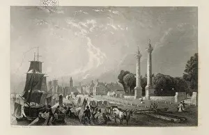 Drucke von Bourdeaux zu Beginn des 15. Jh. Kupferstich. SPANIEN. KATALONIEN. Barcelona. Biblioteca de Catalunya (Nationallibrary of Catalonia) Mai Drucke: Bourdeaux zu Beginn des 15. Jh.