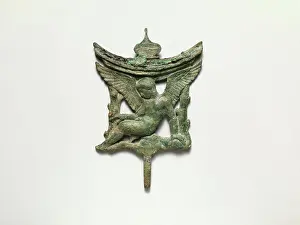 4th Century BC Greek Art Drucke: Bronze support for a mirror 4th century B
