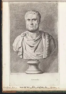 Ancient Roman Emperor Drucke: Bust of emperor commodus; Commodus
