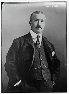 Football Player Drucke: Chas. Denby