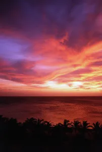 Tranquil Ocean Views Drucke: Clouds over the ocean, Aruba