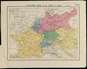 Norman B Leventhal Map Center Drucke: Collins map of the seat of war