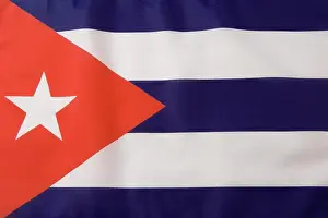 Vibrant Color Photography Drucke: Cuban Flag
