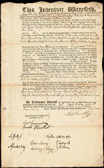 Child Labor Laws Drucke: Document of indenture: Servant: Ballard
