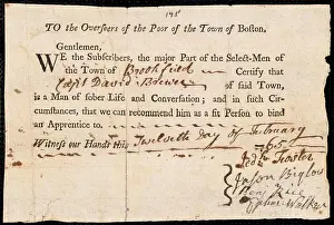 Child Labor Laws Drucke: Document of indenture: Servant: Clough