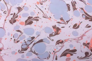 Ebru Marbling Drucke: Ebru marbling floral patterns.. Unique art Liquid marbling