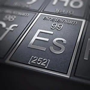 Drucke von Einsteinium (Chemisches Element) August Drucke: Einsteinium (Chemisches Element)