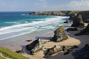European Seaside Destinations Drucke: England, Cornwall, Bedruthan Steps