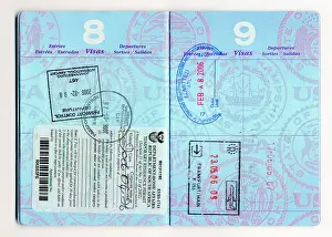 Drucke von Ein Faksimile eines US-Passports Mai Drucke: Ein Faksimile eines US-Passports.