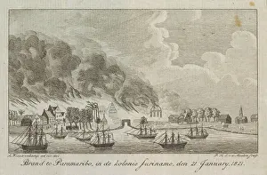 Surinam Drucke: Brand in Paramaribo 1821