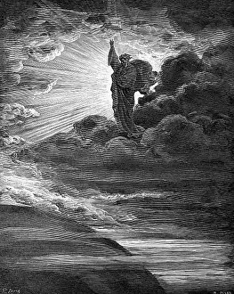 Old Testament Illustration Drucke: First Book of Genesis, chapter 1