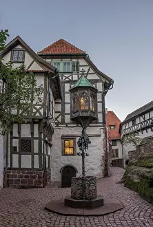 Wartburg Castle Germany Drucke: Germany, Thuringia, Eisenach, Wartburg