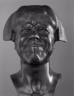 2002 Drucke: Köpfe von Figuren: Schwere Verletzte Person Franz Xaver Messerschmidt (1736-1783/Deutsch) Galerie Nationale Slowakisch
