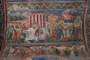 Orthodox Church Icons Drucke: The Healing at Capernaum