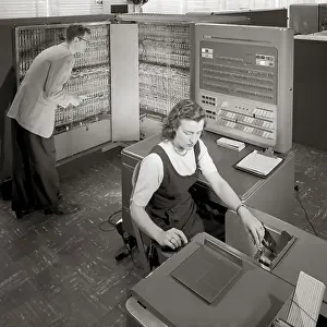 Drucke von IBM 704 Computer August Drucke: IBM 704 Computer