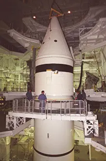 Space Shuttle Discovery Drucke: Inside the Vehicle Assembly Building