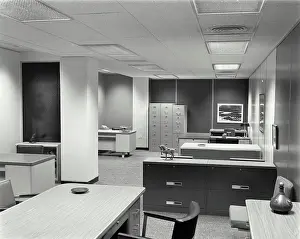 Office Interior Drucke: Interior of an office