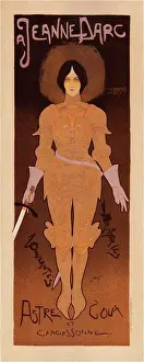 Art Nouveau Posters Drucke: Joan of Arc by Feure