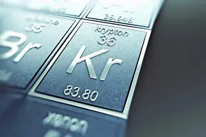 Building Blocks Of Elements Drucke: Krypton (Chemical Element)