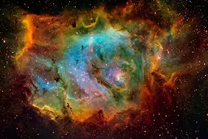 Emission Nebula Pictures Drucke: Lagoon Nebula