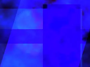 Computer Generated Images Drucke: Linear Textured Blue Computer Generated Graphic