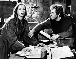 Retro Celebrity Photoshoots Drucke: Liv Ullmann, Maximilian Schell