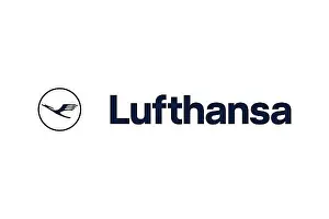 German Corporate Identity Drucke: Lufthansa, Logo, White background