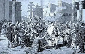 Der Meiningen Antony aus dem Leichnam des Caesars.