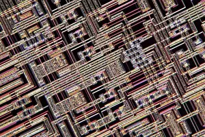 April Drucke: Mikrochip, Lichtmikroskopie