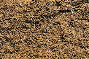 Empty Rock Formations Drucke: Natural rock or Stone surface as background texture