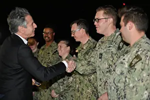 Bilder Datiert 8. Juni 2024: Antony Blinken trifft sich mit griechischem Premierminister in Souda Bay