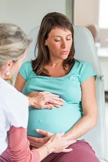 Doctor Patient Communication Drucke: Obstetric examination