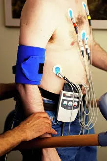Healthcare Services Drucke: Patient undergoing Exercise Stress Test