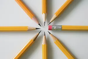 Back To School Supplies Drucke: Pencils