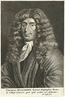 Old Master Paintings Drucke: Portrait of Thomas Muncker